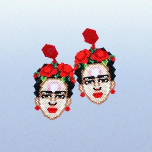 Aretes de Frida Kahlo